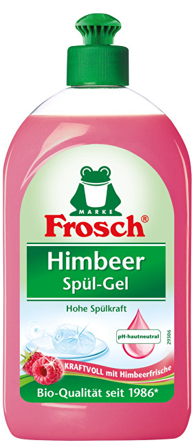 Zobrazit detail výrobku Frosch EKO Prostředek na mytí nádobí Malina 500 ml Zobrazit detail výrobku Frosch EKO Prostředek na mytí nádobí Malina 500 ml