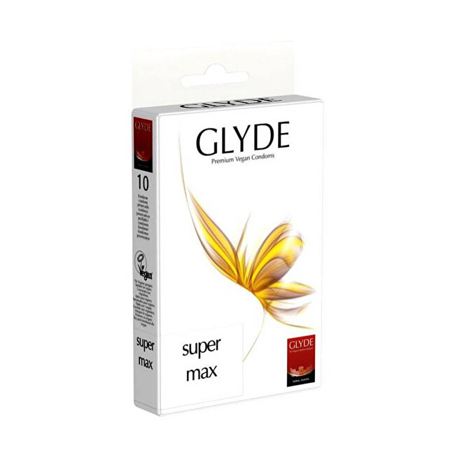 Zobrazit detail výrobku Glyde Glyde Veganské kondomy Supermax 10 ks Zobrazit detail výrobku Glyde Glyde Veganské kondomy Supermax 10 ks