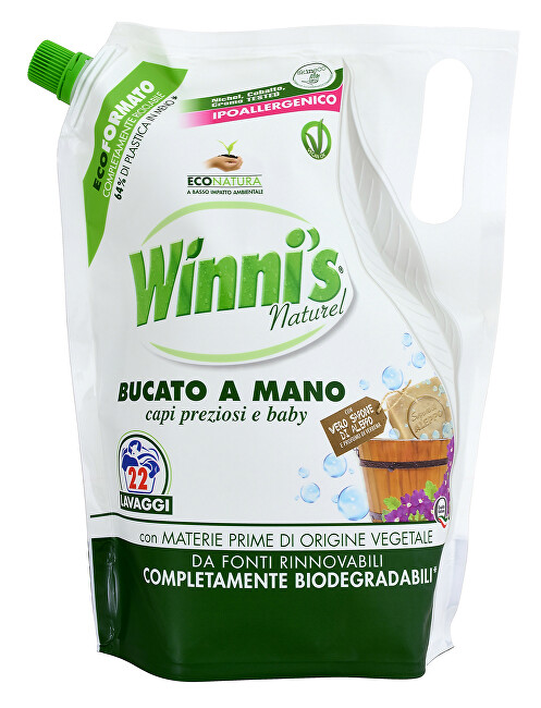 Zobrazit detail výrobku Winni´s Hypoalergenní prací gel s přírodním mýdlem 814 ml Zobrazit detail výrobku Winni´s Hypoalergenní prací gel s přírodním mýdlem 814 ml
