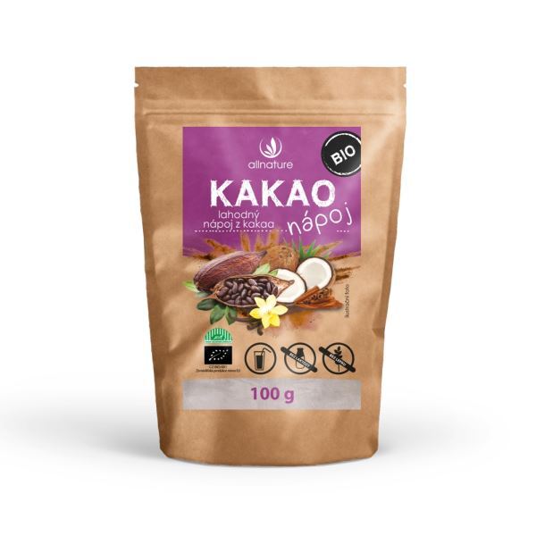 Zobrazit detail výrobku Allnature Kakao nápoj BIO 100 g Zobrazit detail výrobku Allnature Kakao nápoj BIO 100 g