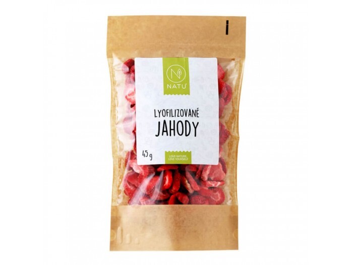 Zobrazit detail výrobku Natu Lyofilizované jahody plátky 45 g Zobrazit detail výrobku Natu Lyofilizované jahody plátky 45 g