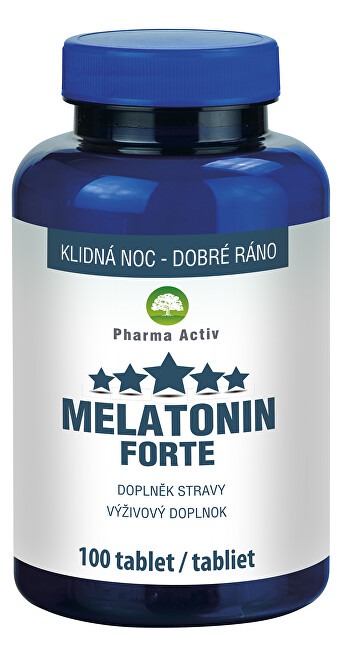 Zobrazit detail výrobku Pharma Activ Melatonin Forte 100 tablet Zobrazit detail výrobku Pharma Activ Melatonin Forte 100 tablet