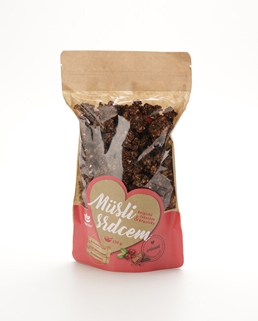 Zobrazit detail výrobku Topnatur Müsli Belgická čokoláda & brusinky 350 g Zobrazit detail výrobku Topnatur Müsli Belgická čokoláda & brusinky 350 g