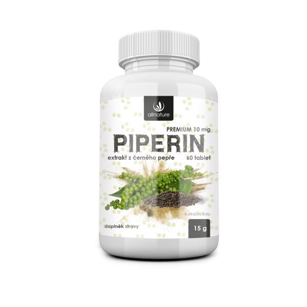 Zobrazit detail výrobku Allnature Piperin 60 tbl. Zobrazit detail výrobku Allnature Piperin 60 tbl.