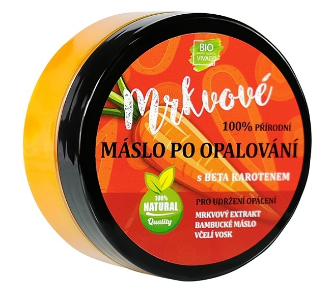Zobrazit detail výrobku Vivaco Přírodní mrkvové máslo po opalování 150 ml Zobrazit detail výrobku Vivaco Přírodní mrkvové máslo po opalování 150 ml