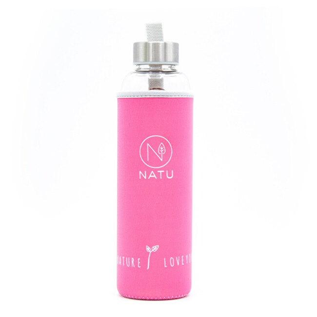 Zobrazit detail výrobku Natu Skleněná lahev v růžovém termo obalu Natu 550 ml Zobrazit detail výrobku Natu Skleněná lahev v růžovém termo obalu Natu 550 ml