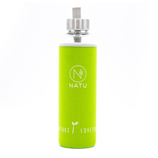 Zobrazit detail výrobku Natu Skleněná lahev v zeleném termo obalu Natu 550 ml Zobrazit detail výrobku Natu Skleněná lahev v zeleném termo obalu Natu 550 ml
