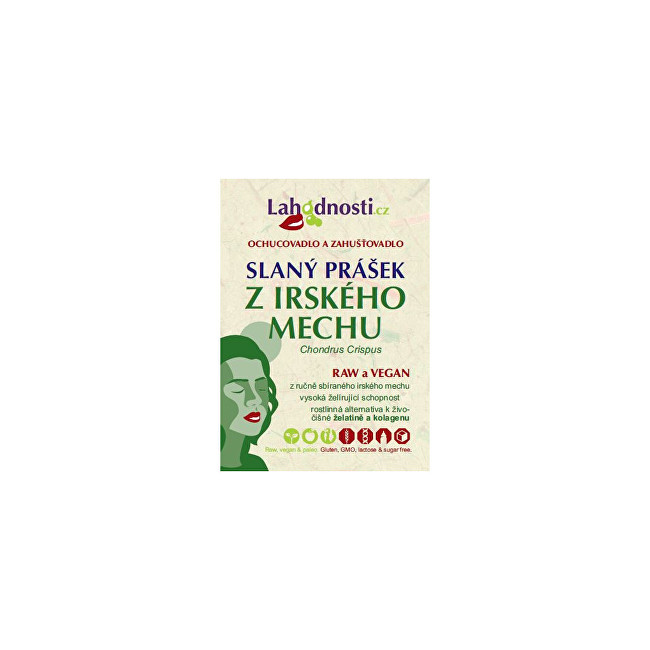 Zobrazit detail výrobku Lahodnosti Slaný prášek z Irského mechu 70 g Zobrazit detail výrobku Lahodnosti Slaný prášek z Irského mechu 70 g