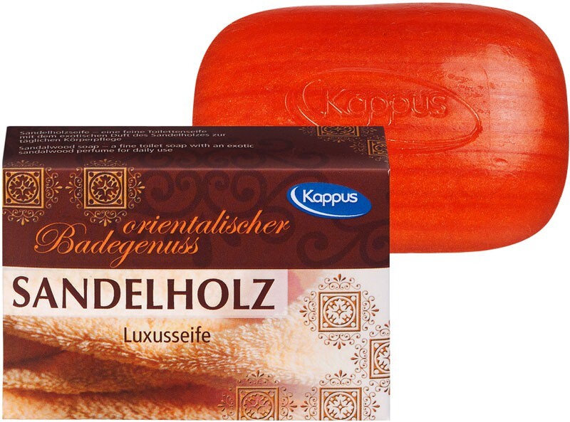 Zobrazit detail výrobku Kappus Toaletní mýdlo KAPPUS 100g 3-0500 Santalové dřevo 100 g Zobrazit detail výrobku Kappus Toaletní mýdlo KAPPUS 100g 3-0500 Santalové dřevo 100 g