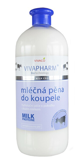 Zobrazit detail výrobku Vivapharm Koupelová pěna s kozím mlékem 1000 ml Zobrazit detail výrobku Vivapharm Koupelová pěna s kozím mlékem 1000 ml