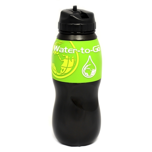 Zobrazit detail výrobku Water-to-GO Water-to-GO lahev 0,75 l černá se světle zeleným lemem Zobrazit detail výrobku Water-to-GO Water-to-GO lahev 0,75 l černá se světle zeleným lemem