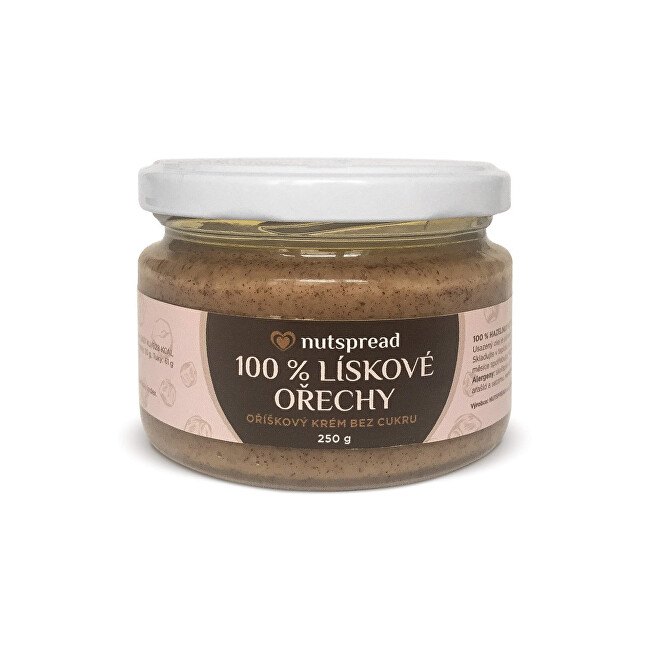 Zobrazit detail výrobku Nutspread 100% lískooříškový krém 1 kg Zobrazit detail výrobku Nutspread 100% lískooříškový krém 1 kg
