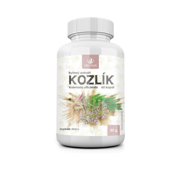 Zobrazit detail výrobku Allnature Kozlík bylinný extrakt 60 pastilek Zobrazit detail výrobku Allnature Kozlík bylinný extrakt 60 pastilek