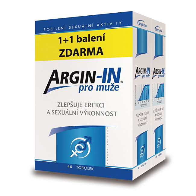Zobrazit detail výrobku Simply You Argin-IN pro muže 45 tobolek + Argin-IN 45 tobolek zdarma Zobrazit detail výrobku Simply You Argin-IN pro muže 45 tobolek + Argin-IN 45 tobolek zdarma