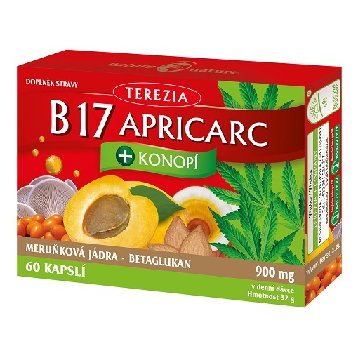 Zobrazit detail výrobku Terezia B17 Apricarc + Konopí 60 kapslí Zobrazit detail výrobku Terezia B17 Apricarc + Konopí 60 kapslí