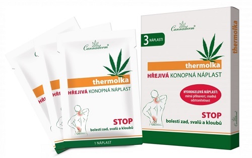 Zobrazit detail výrobku Cannaderm Cannaderm thermolka, hřejivá konopná náplast 3 ks Zobrazit detail výrobku Cannaderm Cannaderm thermolka, hřejivá konopná náplast 3 ks