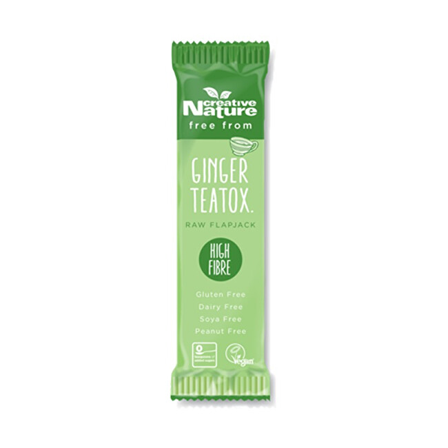 Zobrazit detail výrobku Creative Nature Creative Nature Raw Flapjack se zázvorem 38 g Zobrazit detail výrobku Creative Nature Creative Nature Raw Flapjack se zázvorem 38 g