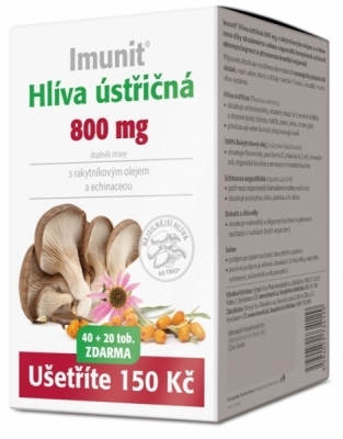 Zobrazit detail výrobku Simply You Hlíva ústřičná 800 mg s rakytníkem a echinaceou Imunit 40 + 20 tobolek Zobrazit detail výrobku Simply You Hlíva ústřičná 800 mg s rakytníkem a echinaceou Imunit 40 + 20 tobolek