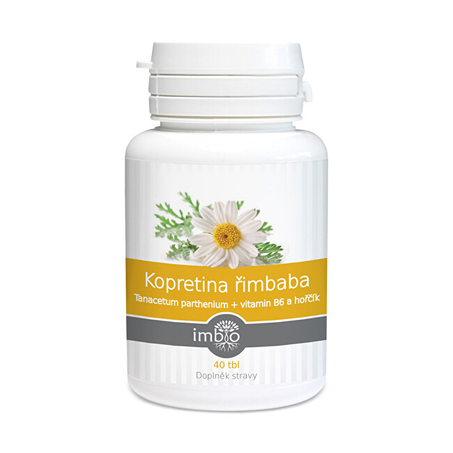 Zobrazit detail výrobku Kopretina řimbaba + Vitamín B6 a hořčík 40 tablet Zobrazit detail výrobku Kopretina řimbaba + Vitamín B6 a hořčík 40 tablet