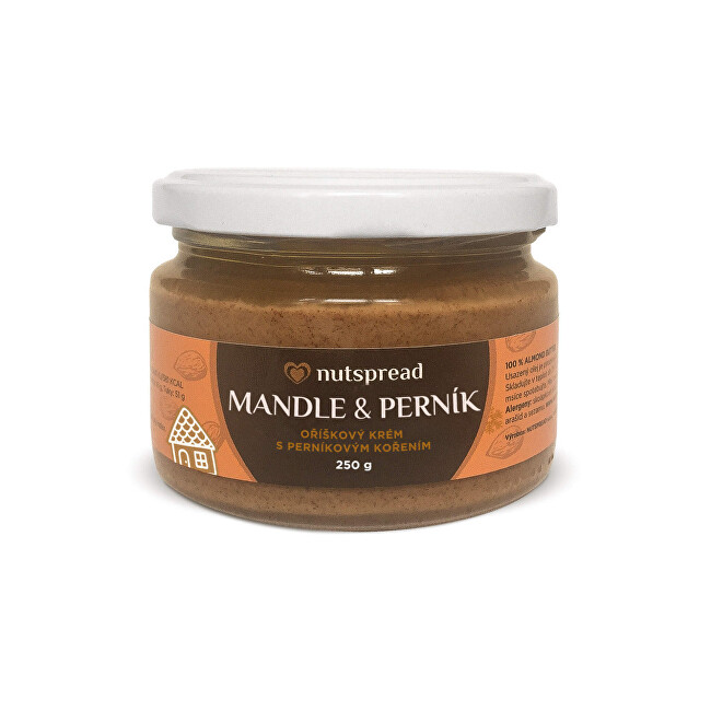 Zobrazit detail výrobku Nutspread Mandlový krém s perníkem 250 g Zobrazit detail výrobku Nutspread Mandlový krém s perníkem 250 g