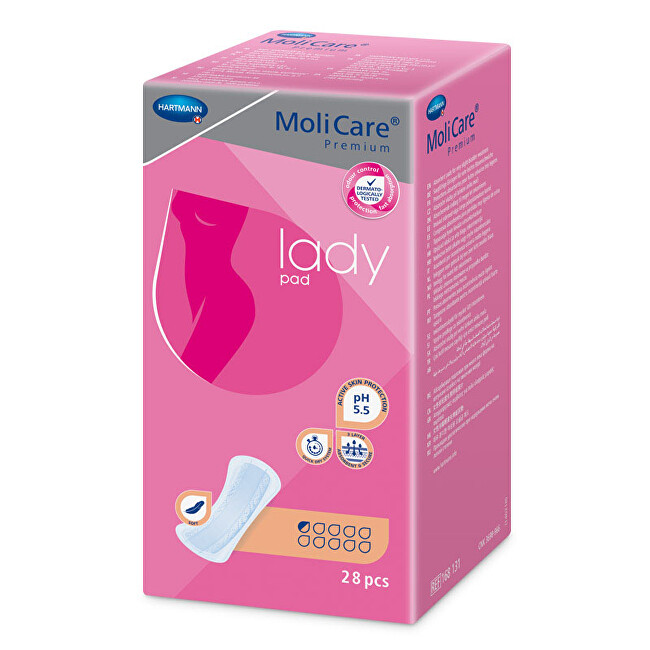 Zobrazit detail výrobku MoliCare MoliCare® Lady 0,5 kapky savost 70 ml 28 ks Zobrazit detail výrobku MoliCare MoliCare® Lady 0,5 kapky savost 70 ml 28 ks
