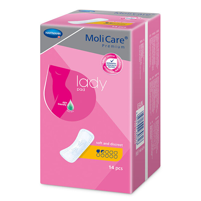 Zobrazit detail výrobku MoliCare MoliCare® Lady 1,5 kapky savost 252 ml 14 ks Zobrazit detail výrobku MoliCare MoliCare® Lady 1,5 kapky savost 252 ml 14 ks