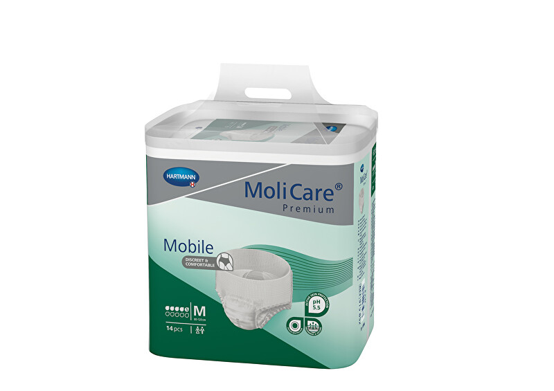 Zobrazit detail výrobku MoliCare MoliCare® Mobile 5 kapek vel. M savost 1017 ml 14 ks Zobrazit detail výrobku MoliCare MoliCare® Mobile 5 kapek vel. M savost 1017 ml 14 ks