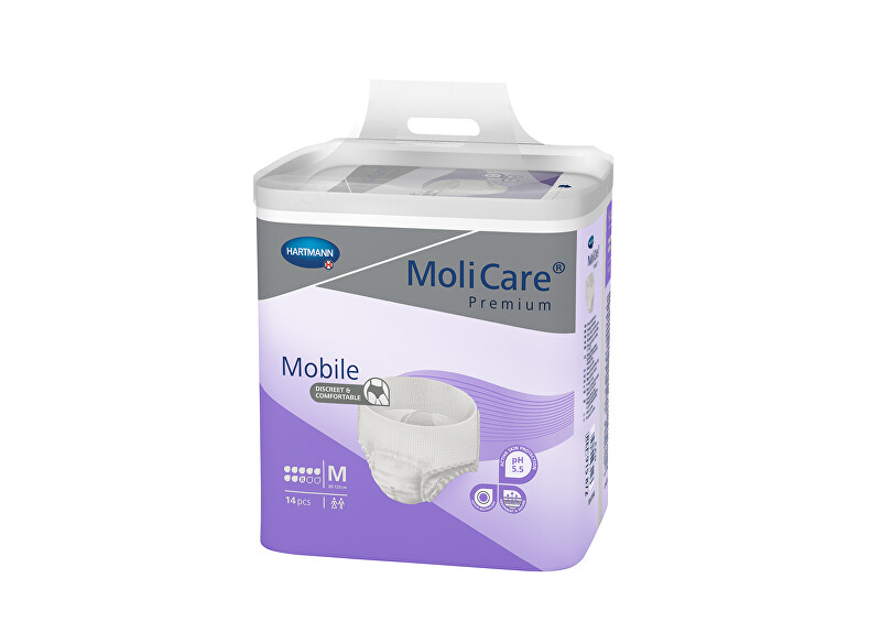 Zobrazit detail výrobku MoliCare MoliCare® Mobile 8 kapek vel. M savost 2015 ml 14 ks Zobrazit detail výrobku MoliCare MoliCare® Mobile 8 kapek vel. M savost 2015 ml 14 ks