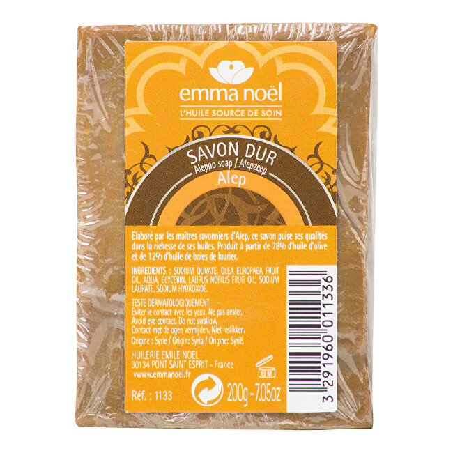 Zobrazit detail výrobku Emma Noël Mýdlo syrské Alep 200 g Zobrazit detail výrobku Emma Noël Mýdlo syrské Alep 200 g