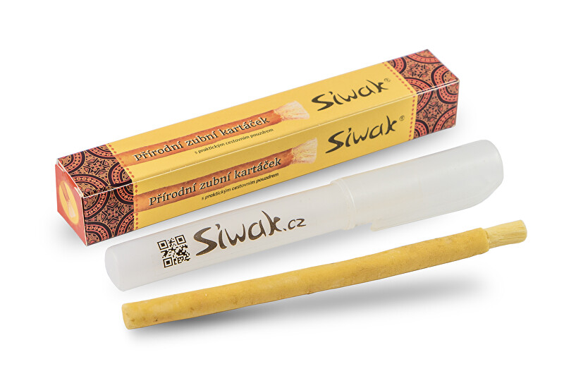 Zobrazit detail výrobku Siwak Miswak přírodní kartáček na zuby s pouzdrem Zobrazit detail výrobku Siwak Miswak přírodní kartáček na zuby s pouzdrem