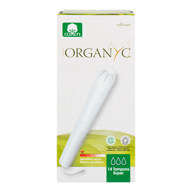 Zobrazit detail výrobku Organyc Tampony s aplikátorem SUPER 14 ks Zobrazit detail výrobku Organyc Tampony s aplikátorem SUPER 14 ks