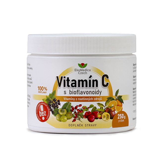 Zobrazit detail výrobku EkoMedica Czech Vitamín C 250 g Zobrazit detail výrobku EkoMedica Czech Vitamín C 250 g