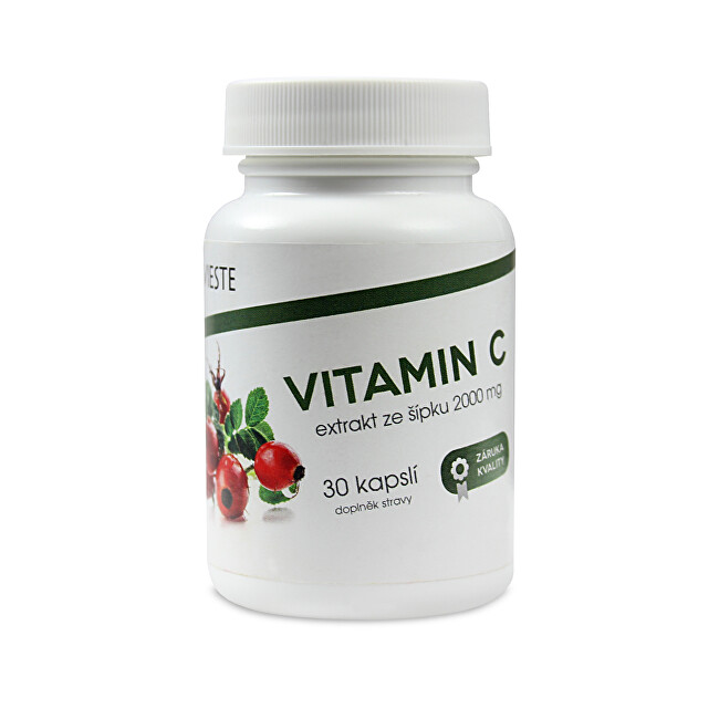 Zobrazit detail výrobku Vieste Vitamin C ze šípku 2000 mg 30 tablet Zobrazit detail výrobku Vieste Vitamin C ze šípku 2000 mg 30 tablet