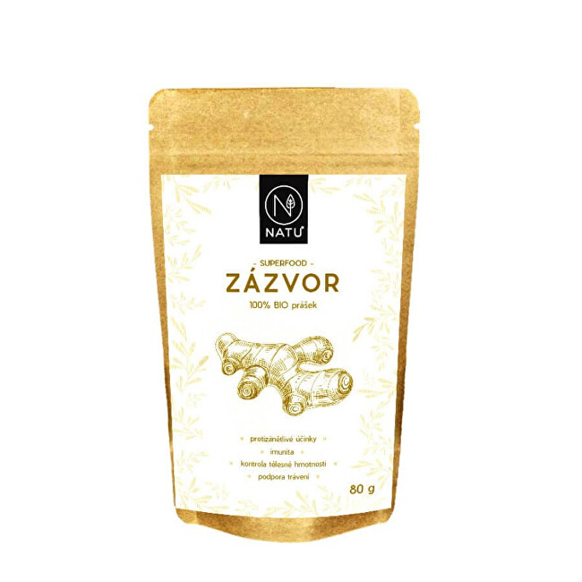 Zobrazit detail výrobku Natu Zázvor BIO prášek 80 g Zobrazit detail výrobku Natu Zázvor BIO prášek 80 g