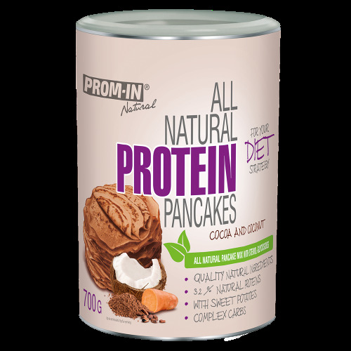 Prom-in All natural protein pancake 700 g Čoko/kokos