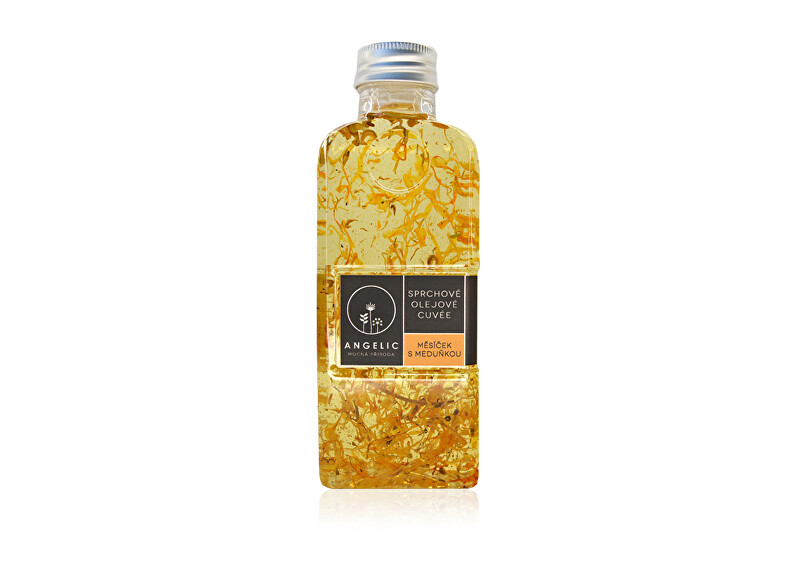 Zobrazit detail výrobku Angelic Angelic Sprchové olejové Cuvée Měsíček s meduňkou 200 ml Zobrazit detail výrobku Angelic Angelic Sprchové olejové Cuvée Měsíček s meduňkou 200 ml