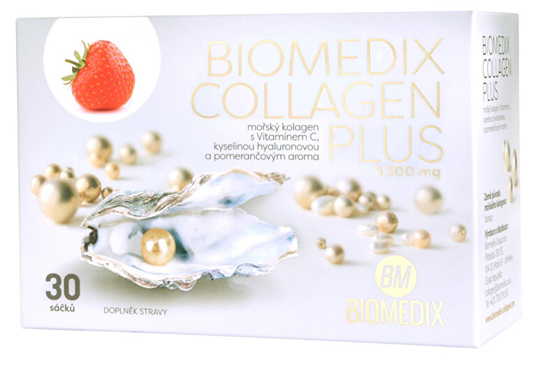 Zobrazit detail výrobku Biomedix Biomedix Collagen Plus Jahoda 30 sáčků Zobrazit detail výrobku Biomedix Biomedix Collagen Plus Jahoda 30 sáčků