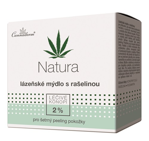 Cannaderm Cannaderm Natura lázeňské mýdlo s rašelinou 80 g
