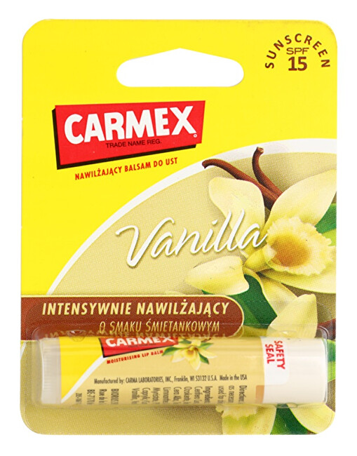 Zobrazit detail výrobku Carmex Carmex Balzám na rty ultra hydr. SPF 15 Vanil. 4,25 g Zobrazit detail výrobku Carmex Carmex Balzám na rty ultra hydr. SPF 15 Vanil. 4,25 g