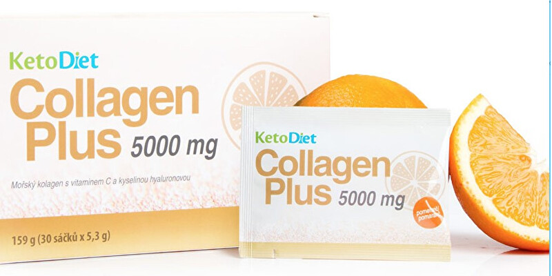 KetoDiet Collagen Plus 5000 mg - príchuť pomaranč