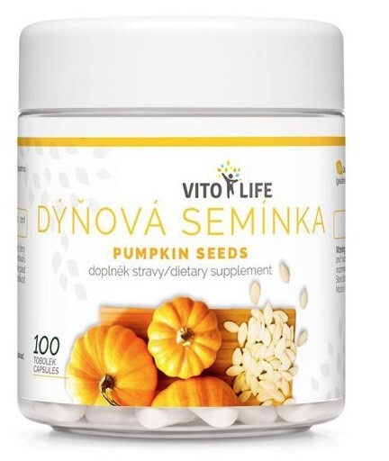 Zobrazit detail výrobku Vito life Dýňová semínka 100 tablet Zobrazit detail výrobku Vito life Dýňová semínka 100 tablet