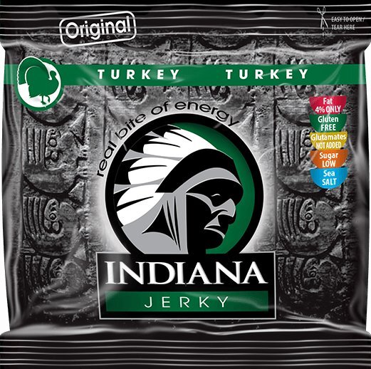 Zobrazit detail výrobku Indiana Indiana Jerky turkey (krůtí) Original 60 g Zobrazit detail výrobku Indiana Indiana Jerky turkey (krůtí) Original 60 g