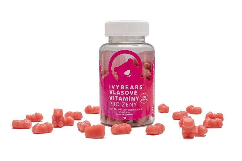 Zobrazit detail výrobku IVY Bears IVY Bears vlasové vitamíny pro ženy 60 ks Zobrazit detail výrobku IVY Bears IVY Bears vlasové vitamíny pro ženy 60 ks