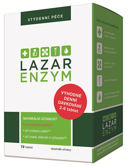 Zobrazit detail výrobku Simply You LazarEnzym 75 tablet Zobrazit detail výrobku Simply You LazarEnzym 75 tablet