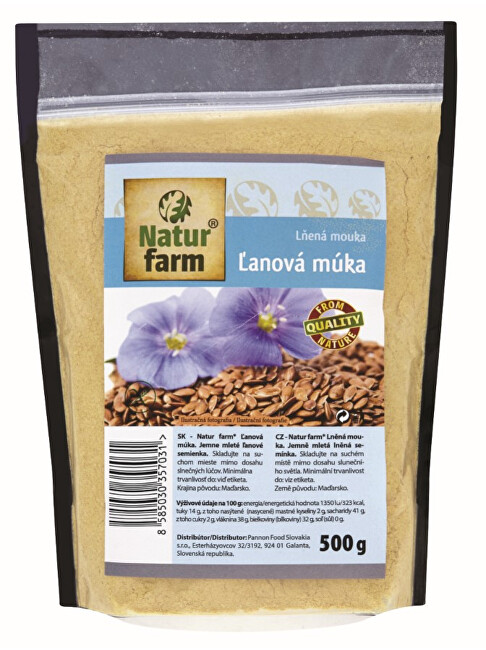 Zobrazit detail výrobku Natur farm Lněná mouka 500 g Zobrazit detail výrobku Natur farm Lněná mouka 500 g