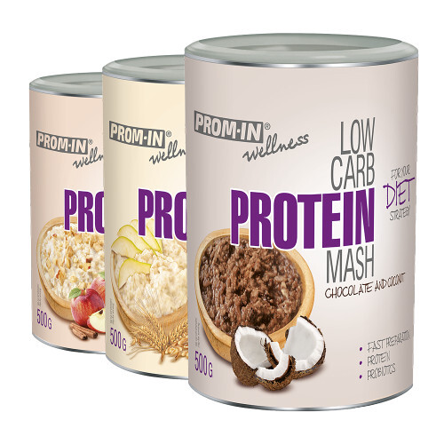 Zobrazit detail výrobku Prom-in Low carb protein mash 500 g Hruška Zobrazit detail výrobku Prom-in Low carb protein mash 500 g Hruška