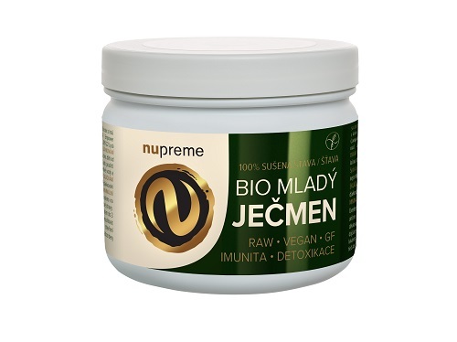 Zobrazit detail výrobku Nupreme Mladý ječmen 200 g BIO Zobrazit detail výrobku Nupreme Mladý ječmen 200 g BIO