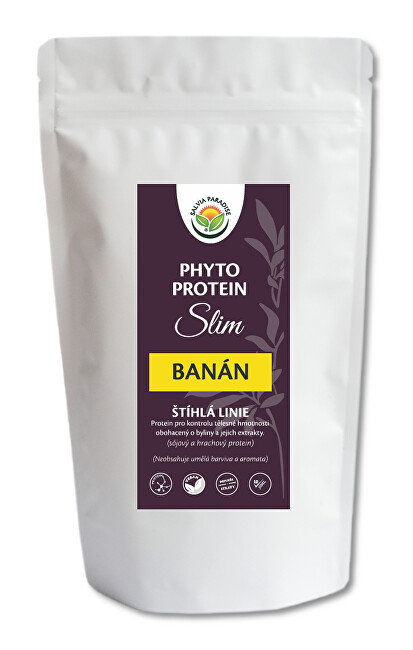 Zobrazit detail výrobku Salvia Paradise Phyto Protein Slim 300 g Banán Zobrazit detail výrobku Salvia Paradise Phyto Protein Slim 300 g Banán