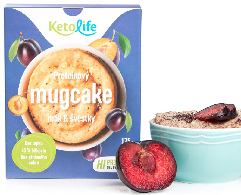 Zobrazit detail výrobku KetoLife Proteinový mugcake 5 x 35 g Zobrazit detail výrobku KetoLife Proteinový mugcake 5 x 35 g