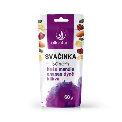 Zobrazit detail výrobku Allnature Směs svačinka Bohém 60 g Zobrazit detail výrobku Allnature Směs svačinka Bohém 60 g